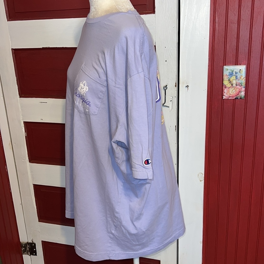 Champion Georgia Bulldogs Lavender  Purple T-Shirt Women’s 2X - Picture 2 of 8